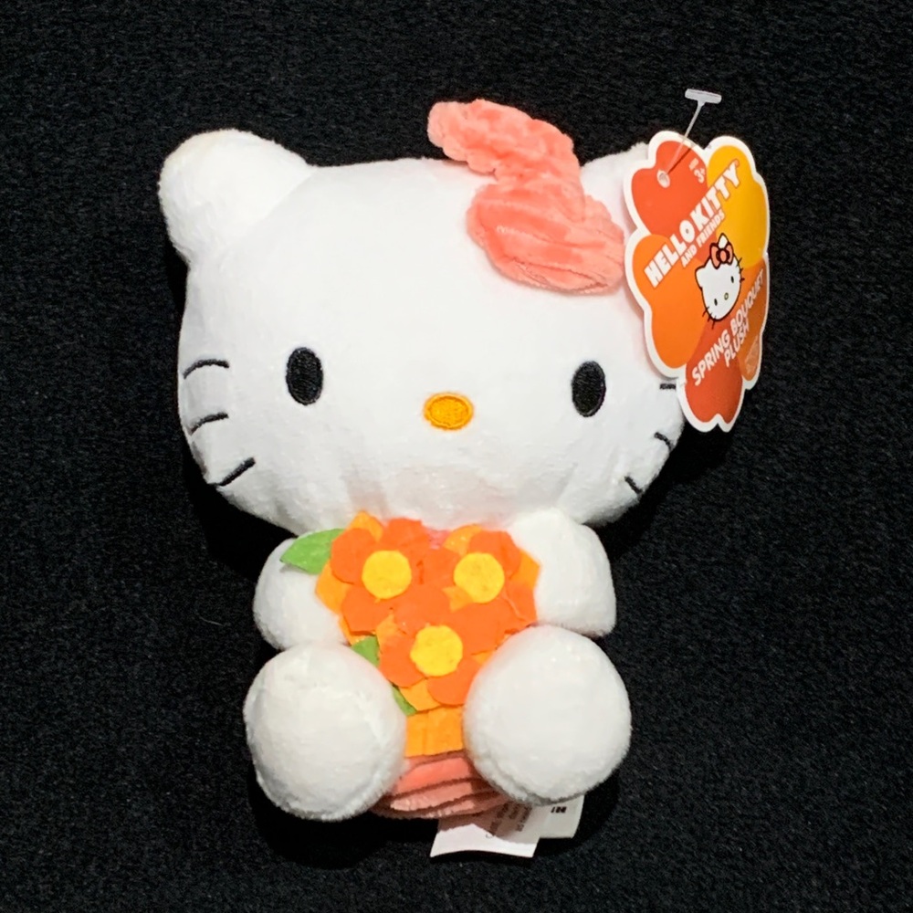 NWT Hello Kitty Spring Bouquet Plush 6”